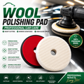 GCW Wool Polishing Pad 5 Inch Car Buffing Pad Wool Pad For Polisher Machine