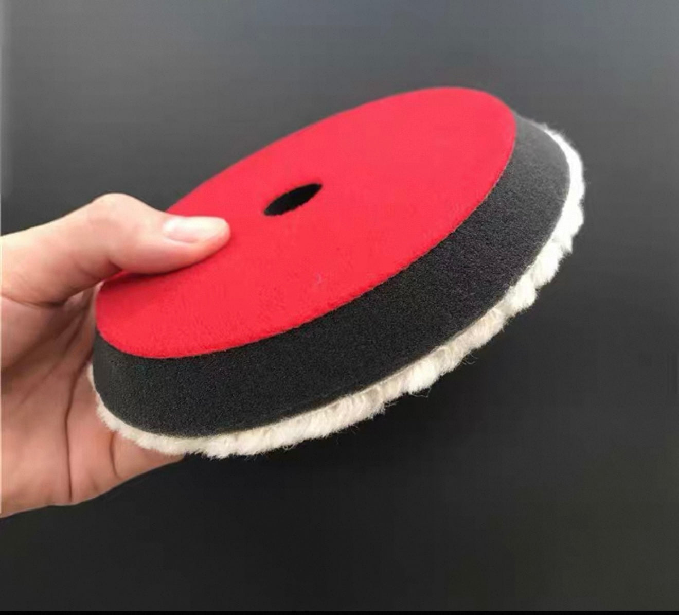 GCW Wool Polishing Pad 5 Inch Car Buffing Pad Wool Pad For Polisher Machine