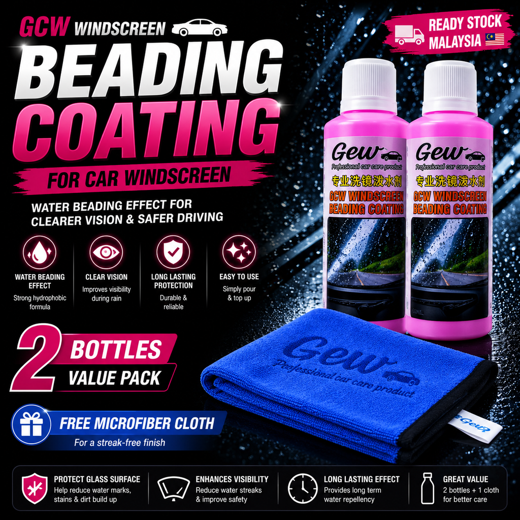 GCW Windscreen Beading Coating