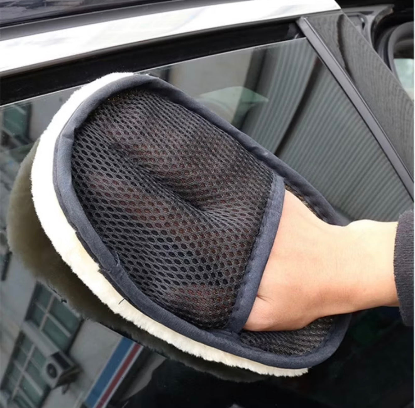 Car Wash Glove Microfiber Car Wash Mitt Reduce Swirl Marks Car Wash Accessories