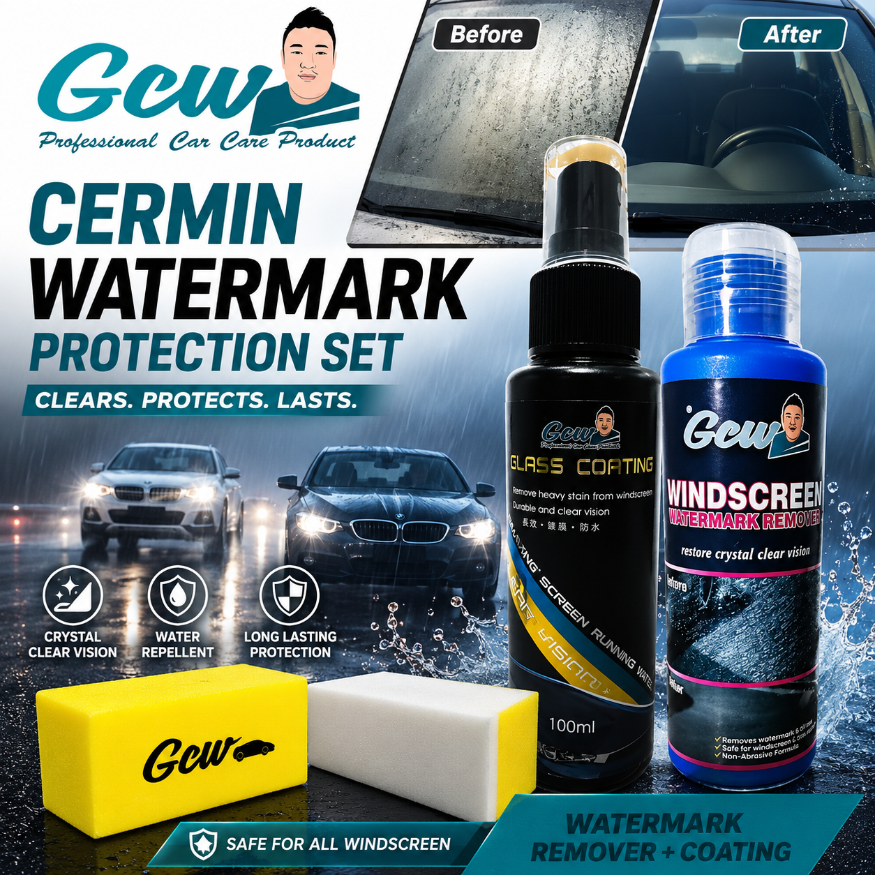 WINDSCREEN WATERMARK REMOVER